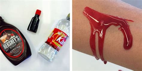 how make fake blood for clothes|diy blood spectrum recipes.